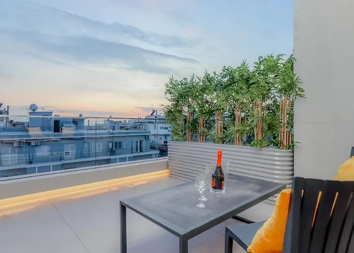 Apartamento Luxury Penthouse 2br Tesalónica