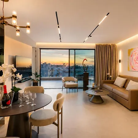 شقة Luxury Penthouse 2br سالونيك
